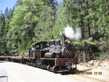 Yosemite Mountain Railroad. Photo by the Keatons, June 2008